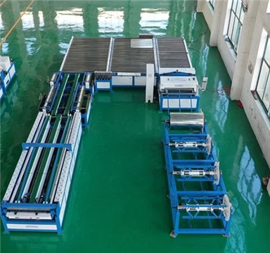 Línia de fabricació de conductes HVAC V Màquina de fabricació de canonades quadrades