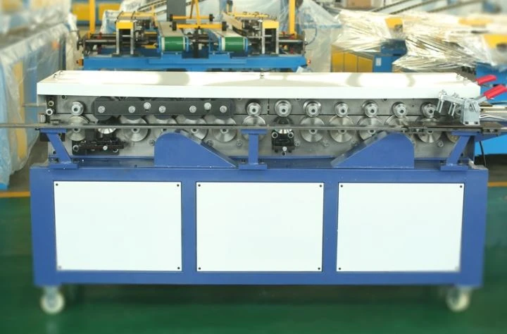 Màquina de formació de conductes de brida Màquina de fabricació de brides d'acer de conductes d'aire HVAC